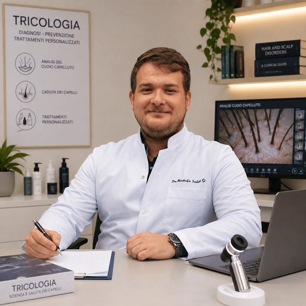 Mustafa trapianto capelli roma tricologo roma